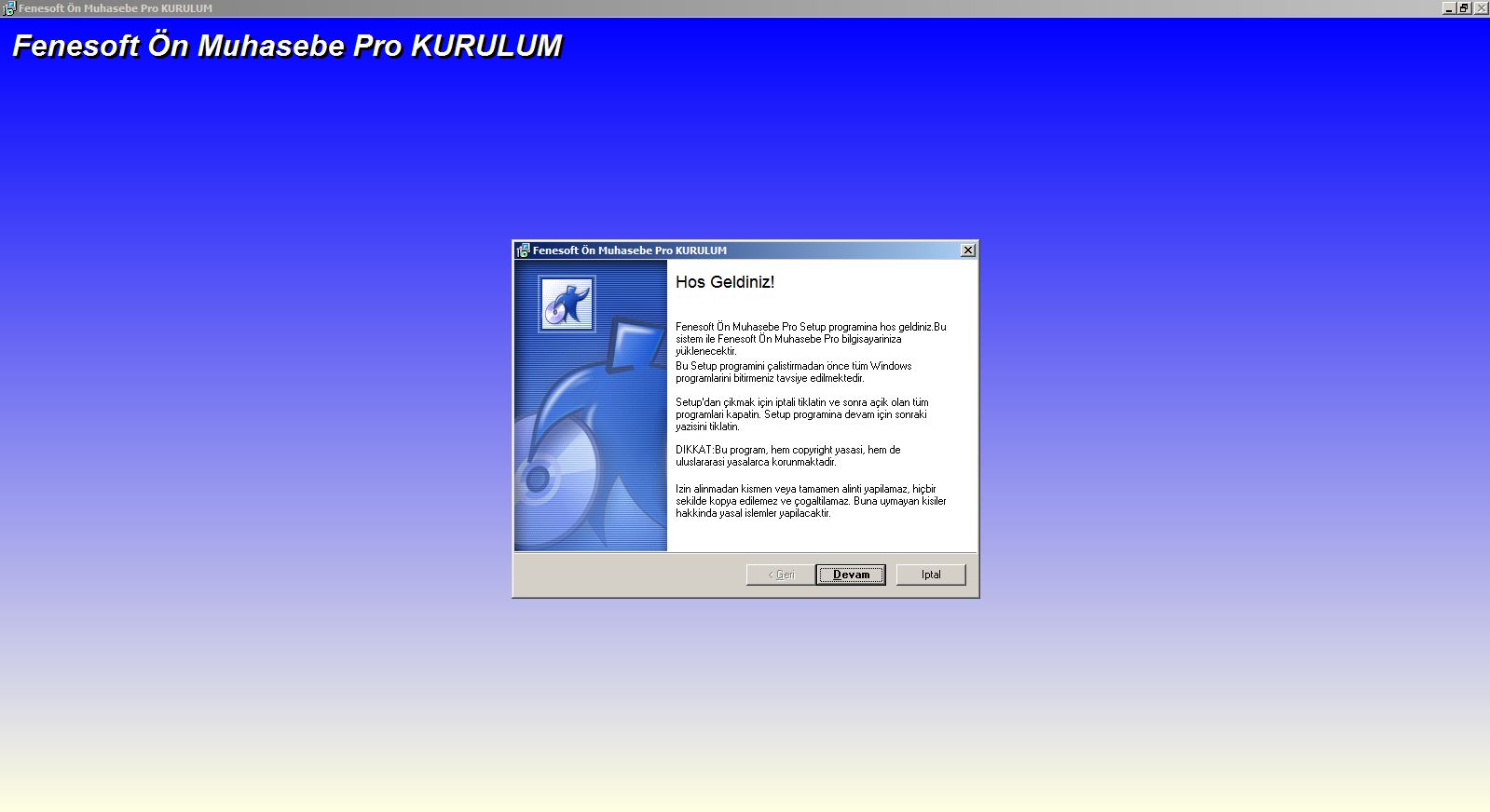 n muhasebe program kurulum 1